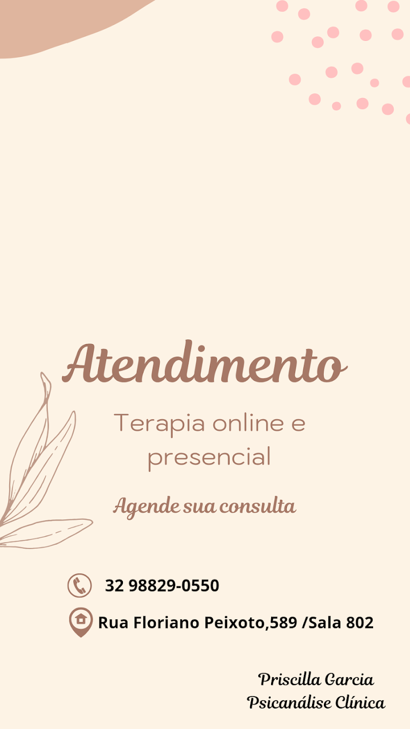 Foto de Priscilla Garcia Terapeuta Psicanalista