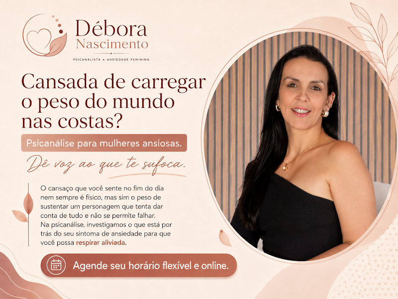 Foto de Psicanalista Débora Nascimento - Especialista em Ansiedade